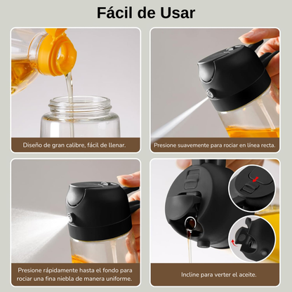 Dispensador de Aceite 2 en 1