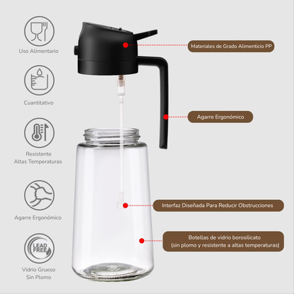 Dispensador de Aceite 2 en 1
