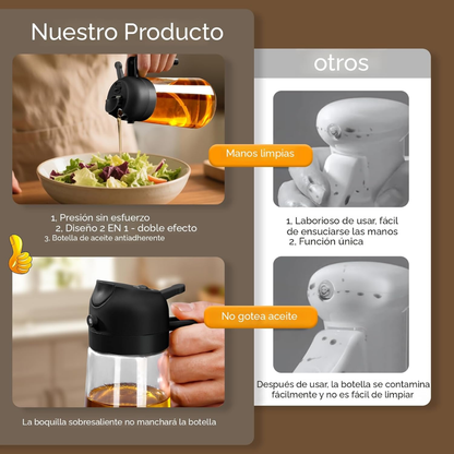 Dispensador de Aceite 2 en 1