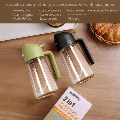 Dispensador de Aceite 2 en 1